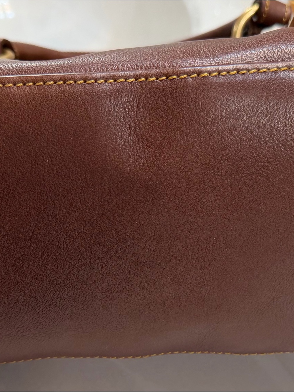 NWT Dooney and Bourke Florentine Large Satchel Chestnut - Picture 10 of 14